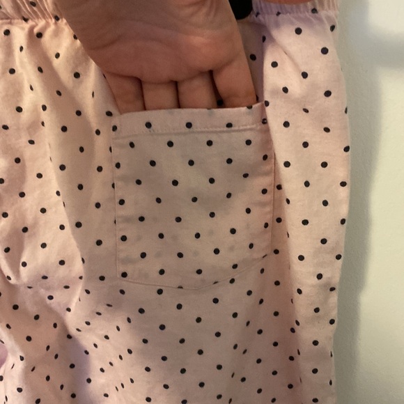 Polka Dot Victoria Secret Jogger Pyjama Pants with Drawstring - Picture 6 of 7